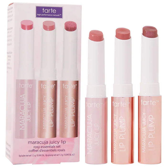 Tarte
mini maracuja juicy lip rosy essentials set