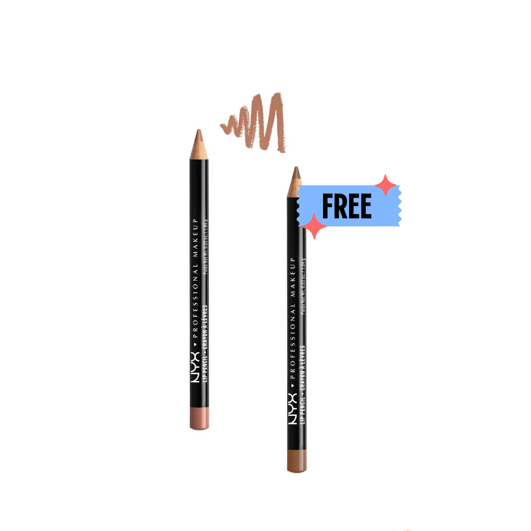 Nyx Professional Make Up Slim Lip Liner Pencil+ 1 FREE