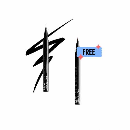 NYX Professional Makeup Epic Ink Eye Liner+1 FREE