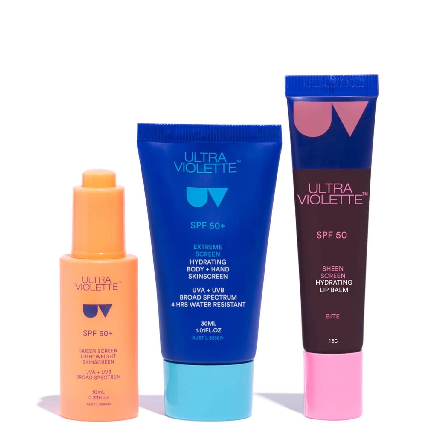 Ultra Violette Glow and Go Trio