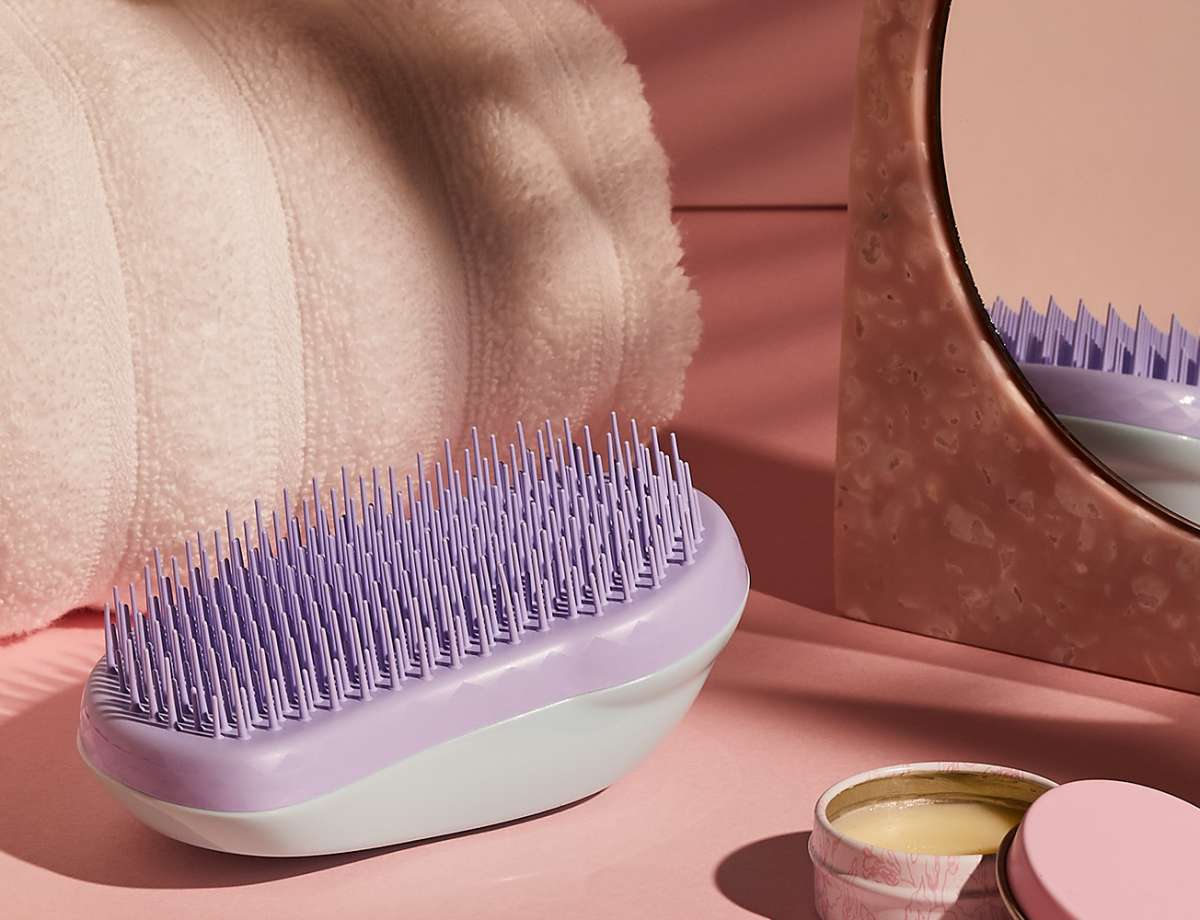 Tangle Teezer Fine and Fragile Detangling Hairbrush Mint Violet