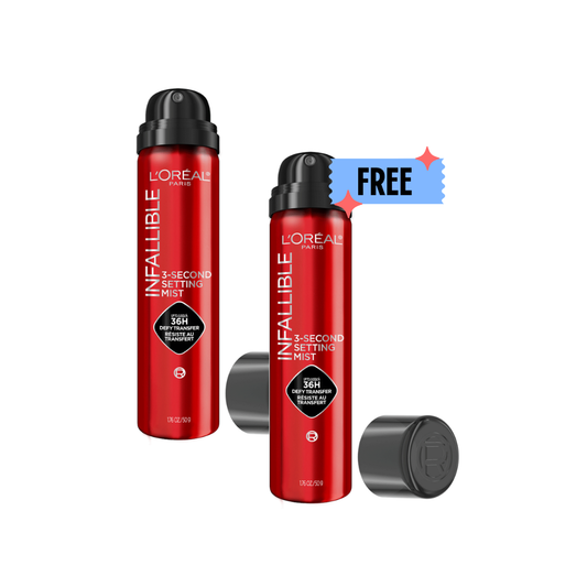 L'oreal Paris Infallible 3-Second Setting Spray+ 1 FREE