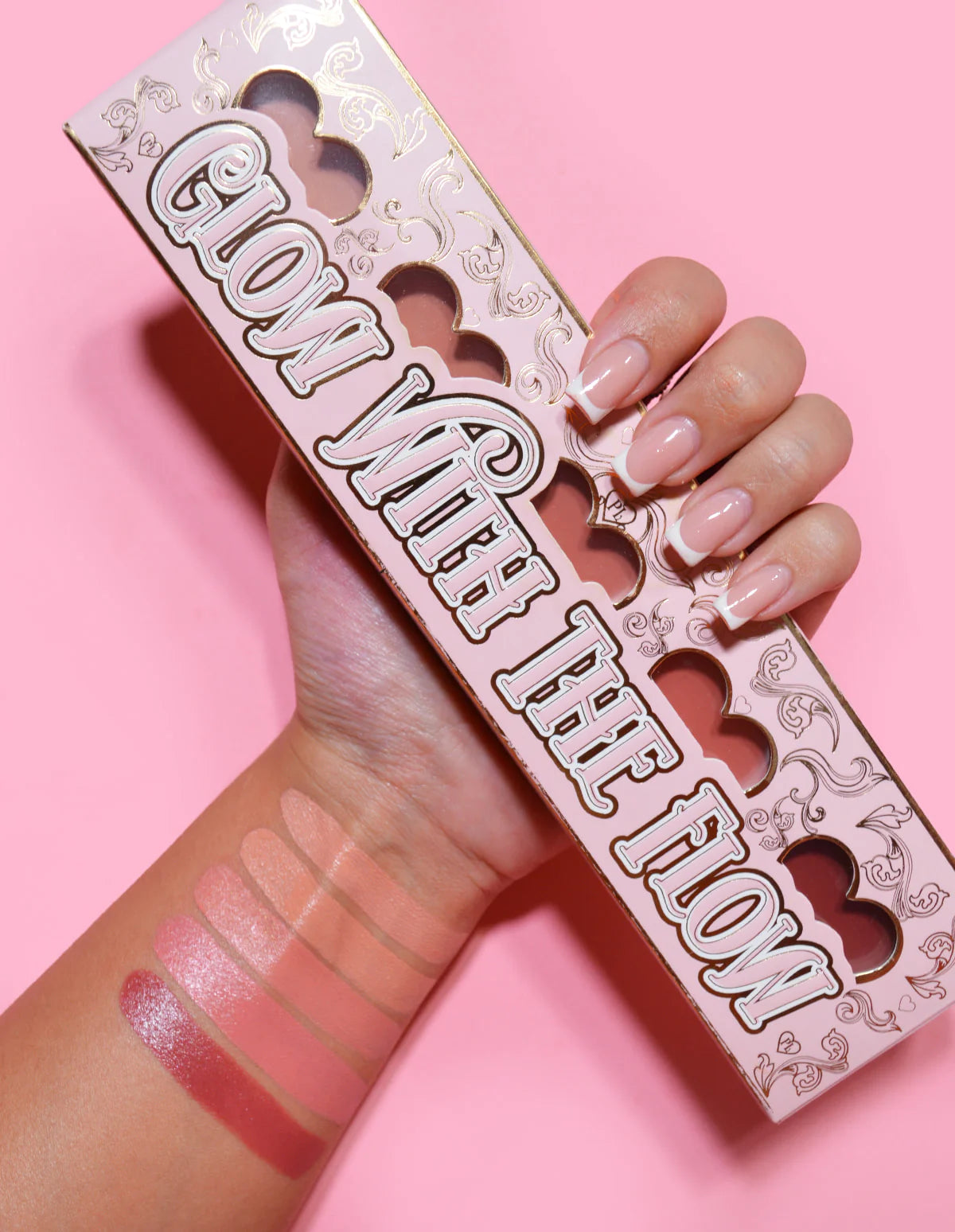 P. Louise Glow With The Flow Cream Blusher Palette - SPRING FLING