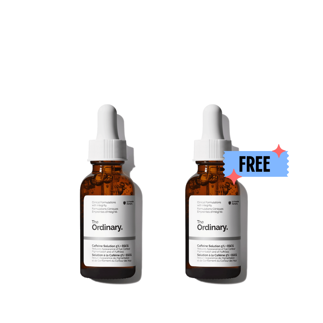The Ordinary 
Caffeine Solution 5% + EGCG Depuffing Eye Serum for Dark Circles+1 FREE