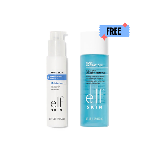 e.l.f Pure Skin Moisturizer+ FREE Holy Hydration! e.l.f. Off Makeup Remover