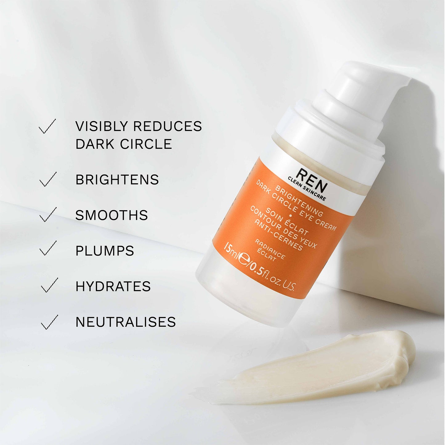 REN Clean Skincare Brightening Dark Circle Eye Cream