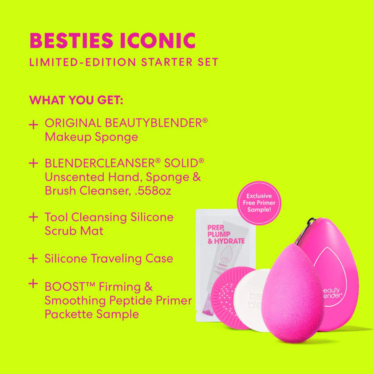 Beautyblender Besties Iconic Makeup Sponge and Cleanser Starter Set