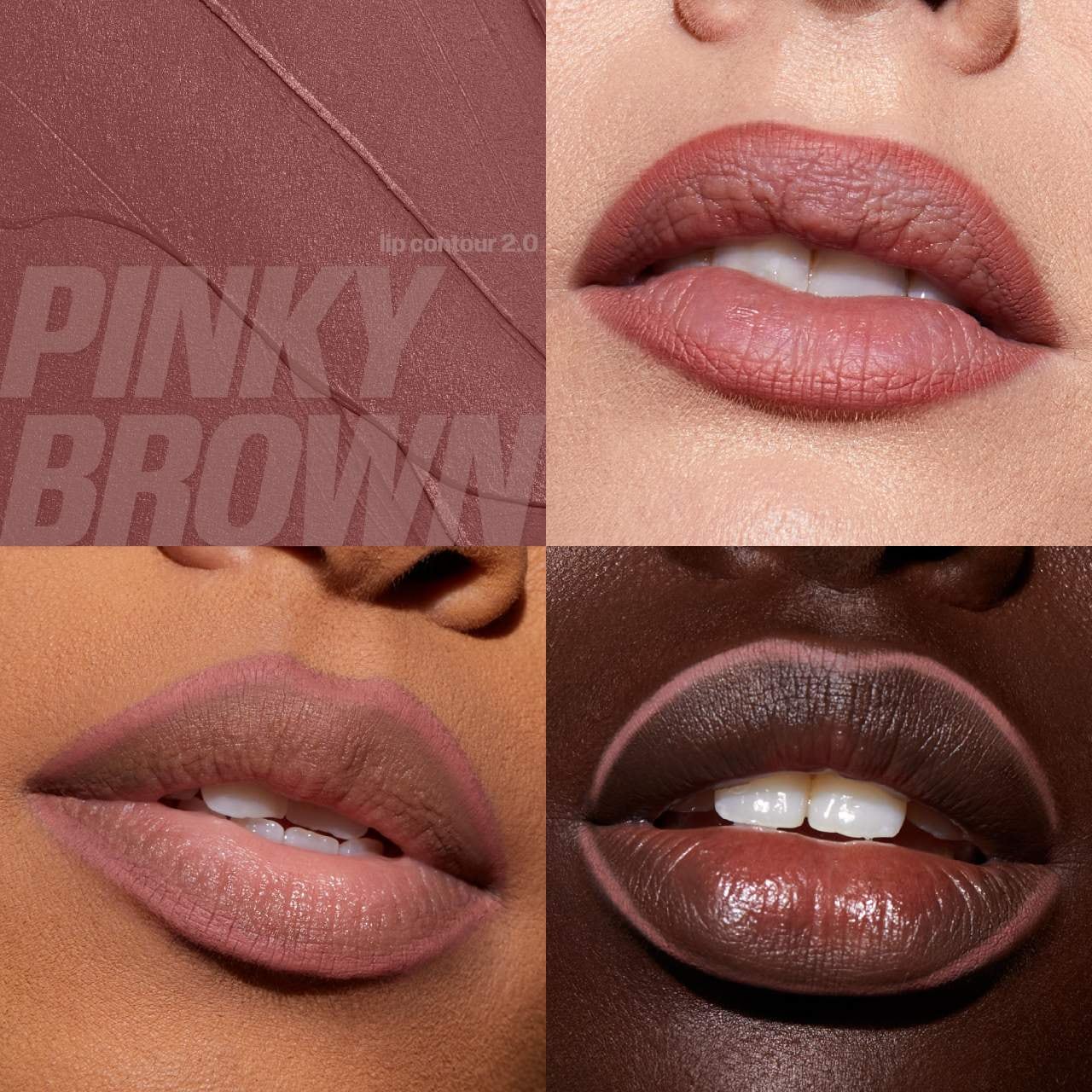 Huda Beauty Juicy Bombshell Lip Duo - Pinky Brown