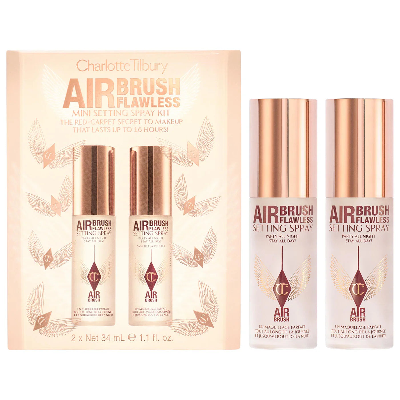 Charlotte Tilbury Mini Airbrush Flawless Setting Spray Kit