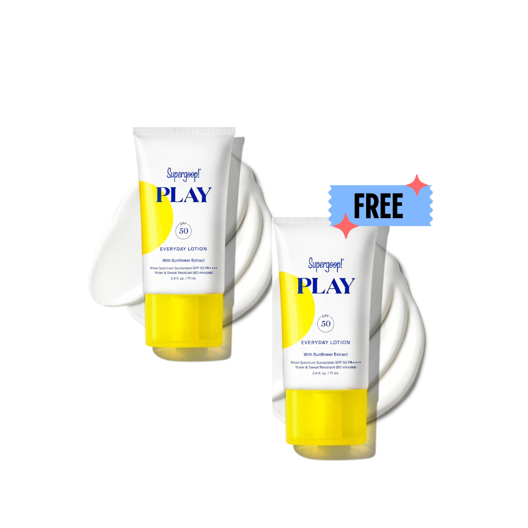 Supergoop!
PLAY Everyday Lotion SPF 50+ 1 FREE